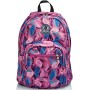 Zaino Format Invicta , Paisley, Rosa, Doppio Scomparto, Scuola & Tempo Libero