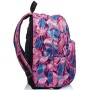 Zaino Format Invicta , Paisley, Rosa, Doppio Scomparto, Scuola & Tempo Libero