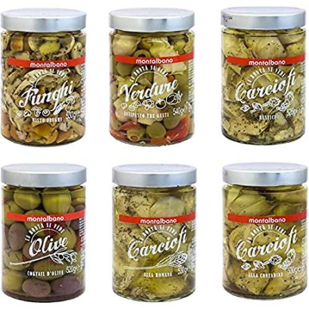 MONTALBANO Sottoli Misti 6 Vasi - 3.18 kg