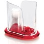 Guzzini Portabicchieri Feeling, Rosso Chiaro, 21.8 x 13.7 x h20 cm