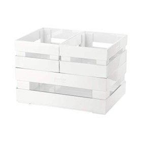 Guzzini Tidy&Store Kitchen Active Design Set 3 Cassette Circle, 23 x 16 x 16 cm, Bianco (Re-Grey)