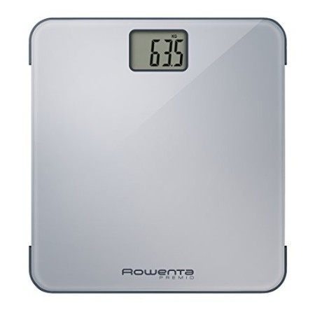 Rowenta Compact Bathroom Scale with LCD Display Bilancia, plastica, Grigio