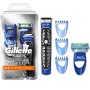 Gillette Fusion Proglide Styler Rasoio Regolabarba 3 in 1, Confezione da 1 Lametta e 3 Regolatori di Lunghezza Intercambiabili