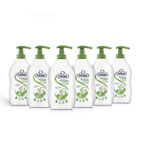 FISSAN BABY Bagno 2 in 1 Protezione natura( 6 confezioni da 400 ml)