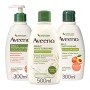 Aveeno, Daily Moisturising allo Yogurt set routine, crema corpo idratante, bagno doccia con Profumo di Miele e Albicocca - 1300 