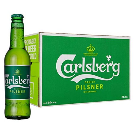 Carlsberg Birra Pilsner 24 Bottiglie da 330 ml
