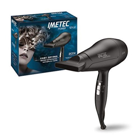 Imetec Power To Style S8 2100 Asciugacapelli, 2100 W, Extra Performance, con Beccuccio Direzionabile, Funzione Fast Drying per u