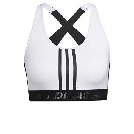 adidas GL0585 DRST 3S B Reggiseno Sportivo Donna White/Black M