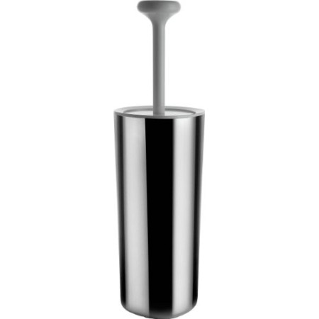 Alessi PL08 W Birillo Scopino da Bagno in PMMA e Acciaio Inossidabile 18/10 Lucido, Bianco
