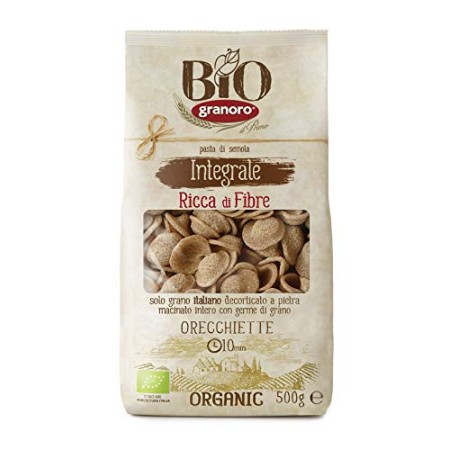 Granoro Bio Integrale Orecchiette - 10 Confezioni da 500 Gr, Senza glutine