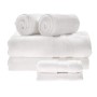 iDesign Spa 6, Morbido Asciugamani in Cotone al 100%, Set di Teli da Bagno con 2 esemplari per Ogni Misura, Bianco, Grandi 137,0