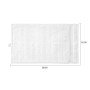 iDesign Spa 6, Morbido Asciugamani in Cotone al 100%, Set di Teli da Bagno con 2 esemplari per Ogni Misura, Bianco, Grandi 137,0