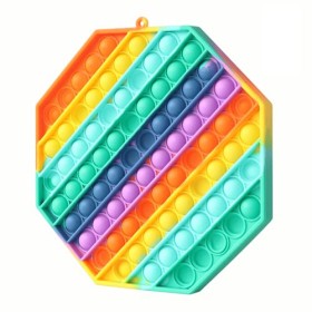 Giocattolo Antistress Push Colorato Arcobaleno Fidget Toy  