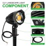 Luci da Giardino 7W COB, CLY Faretti da Giardino led, 800LM Bianca Calda 3000K, IP66 Impermeabile Lampada per Esterni, AC85-265V