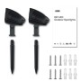 Luci da Giardino 7W COB, CLY Faretti da Giardino led, 800LM Bianca Calda 3000K, IP66 Impermeabile Lampada per Esterni, AC85-265V