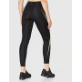 Marchio Amazon - AURIQUE Leggings Sportivi a Vita Alta Donna, Nero (Black/Lime), 42, Label:S
