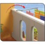 Gimi Ring Stendibiancheria da Balcone, Stendino da Esterno, Sistema a Ribalta, Spazio di Stenditura 20 m, Acciaio Zincato, Spess