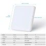Oeegoo 24W LED Plafoniera, Lampada da soffitto quadrata IP44 Impermeabile Illuminazione 2050LM LED Lampada per Soggiorno Sala da