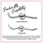 Pandora Me - Bracciale a maglia coda di topo e Argento Sterling, colore: argento, cod. 598408C00-16