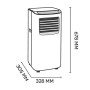 ARGO Swan Evo Climatizzatore Portatile, Bianco