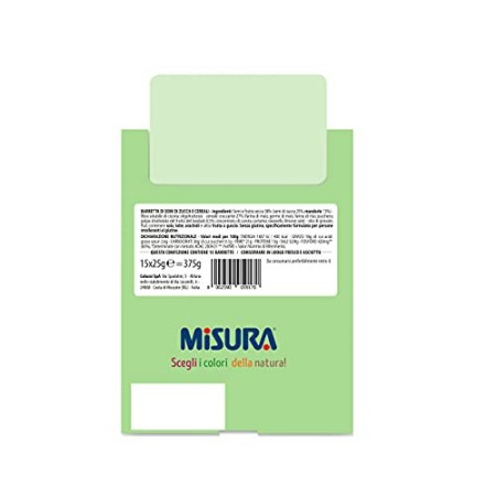 Misura Snack Cereali Natura Ricca | Barrette Cereali, Semi di Zucca, Mandorle e Baobab | Confezione da 375g