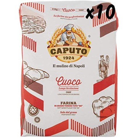 Farina Caputo Rossa "00" Pizza Chef kg 1 - Cartone 10 Pezzi
