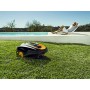 McCulloch 00096-70.598.25 Rasaerba Rob R1000: Robot Adatto per Prati da 1000 m², Tempo di Carica di Soli 50 Minuti, 5 Altezze 