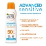 Garnier Ambre Solaire Spray Nebulizzatore Protettivo IP 50+ Advanced Sensitive, Protezione Molto Alta, Effetto Pelle Asciutta, 2