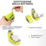AGPTEK Lucchetto Antifurto Moto con 1,5 m Reminder Cavetto,Bloccadisco Moto Portatile da 7 mm con Allarme Sonoro da 110 dB Blocc