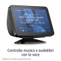 Echo Show 8, Tessuto antracite + Blink Mini videocamera, compatibile con Alexa