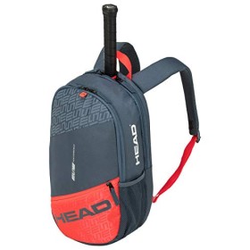 HEAD Zaino Elite, Borsa per Racchetta Unisex Adulto, Grigio/Arancia, Taglia unica
