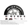 Goodyear 77914 "G9", Catene neve auto 9 mm, Misura 130, Omologate TUV e GS Onorm