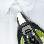 Rowenta DW6010D1 Ferro da Stiro a Vapore, 2400 W, 180, Acciaio Inossidabile, Nero/Verde