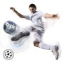 Mondo Mondo-13845 Toys-Pallone da Calcio da Uomo-UEFA Champions League-Size 5-350 Bianco/Nero/Blu-13845, Colore Bianco/Nero/Blu,