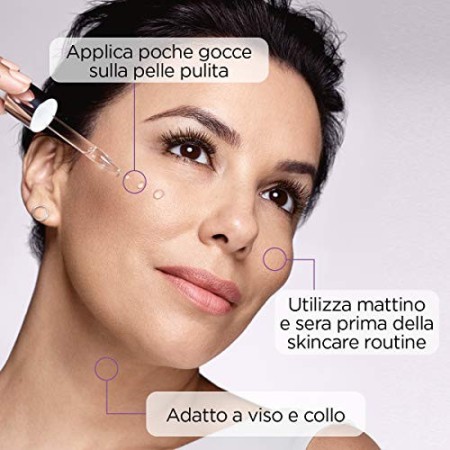L'Oréal Paris Siero Viso Revitalift Filler, Azione Rimpolpante e Anti-Rughe, Altamente Concentrato con Acido Ialuronico al 1.5%