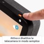 Echo Show 8, Tessuto grigio chiaro + Blink Mini videocamera, compatibile con Alexa