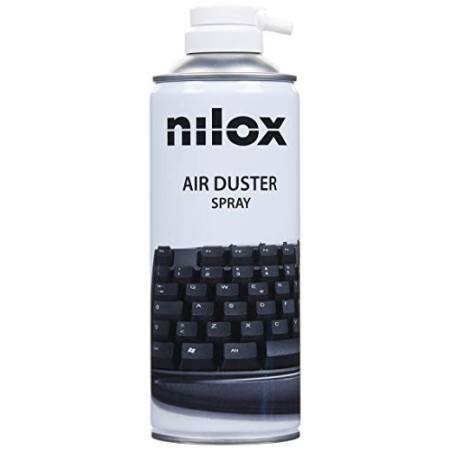 Nilox NXA02061-1 Bomboletta Spray Aria Compressa per Pulizia Computer, Tastiere e Accessori