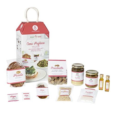 CENA PUGLIESE My Cooking Box x2 Porzioni - Per una serata tra amici, una cena romantica o come idea regalo originale!