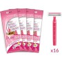 BIC RAZORS Pure Lady Pink Rasoi da Donna Monouso, Confezione da 4 Pacchi a 4 Pezzi