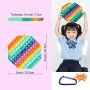 Giocattolo Antistress Push Colorato Arcobaleno Fidget Toy  