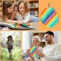 Giocattolo Antistress Push Colorato Arcobaleno Fidget Toy  