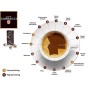 Caffè Carracci, Capsule Compatibili Nespresso, Napoli - 100 Unità