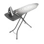 Brabantia Comfort ASSE da Stiro con Portacaldaia Solid, Acciaio Inossidabile, Multicolore (Titan Oval), 124 x 38 cm