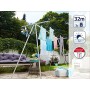 Leifheit 72705 Alustar Stendibiancheria, Metallo, Bianco, 32 m
