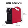 Bialetti New Break - Macchina Caffè Espresso a Capsule in Alluminio con Sistema Bialetti il Caffè d'Italia, Design compatto, R