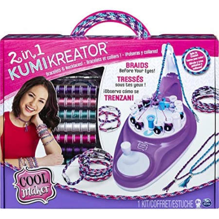Cool Maker KumiKreator 2 in 1, Macchina per Creare Braccialetti dell'Amicizia e Collane, dai 8 Anni in Su