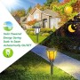 Idealife Luci solari con fiamma tremolante luci a LED impermeabili Illuminazione esterna per giardino Luci decorative da crepusc