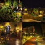 Idealife Luci solari con fiamma tremolante luci a LED impermeabili Illuminazione esterna per giardino Luci decorative da crepusc