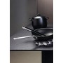 Alessi SG100/20 B Mami Pentola in Acciaio Inossidabile 18/10 con Fondo in Acciaio Magnetico, Nero, ø 20 cm