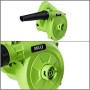 BAKAJI Aspiratore Elettrico Aspirapolvere Soffiatore Soffia Foglie Mini Aspirafoglie Potenza 600 W con Serbatoio di Raccolta per